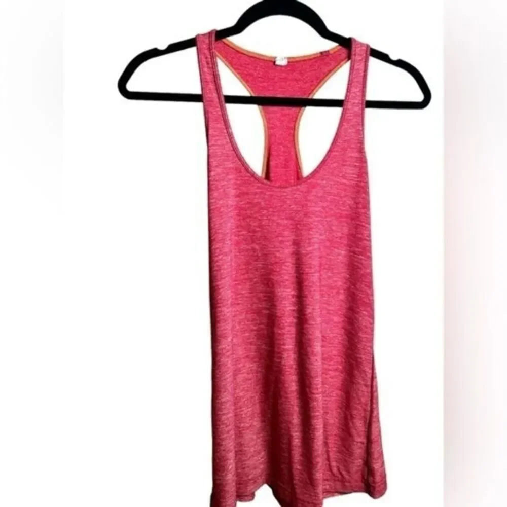 EUC - Lululemon Athletica Women’s Heather Red Tank Athletic - Size 6/8